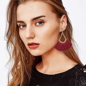 Jewelry - ONE LEFT!!! Black Tassel Earrings Jewelry - ONE LEFT!!! Black Tassel Earrings